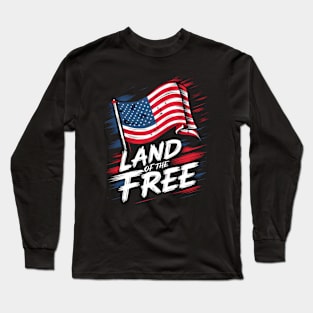 America Land Of the free Long Sleeve T-Shirt